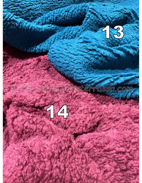 Sherpa colores 1 cara (borreguito suave) - Imagen 3