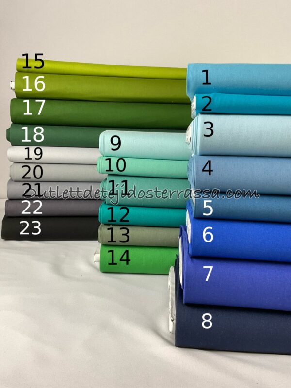 Algodón liso (77 colores)