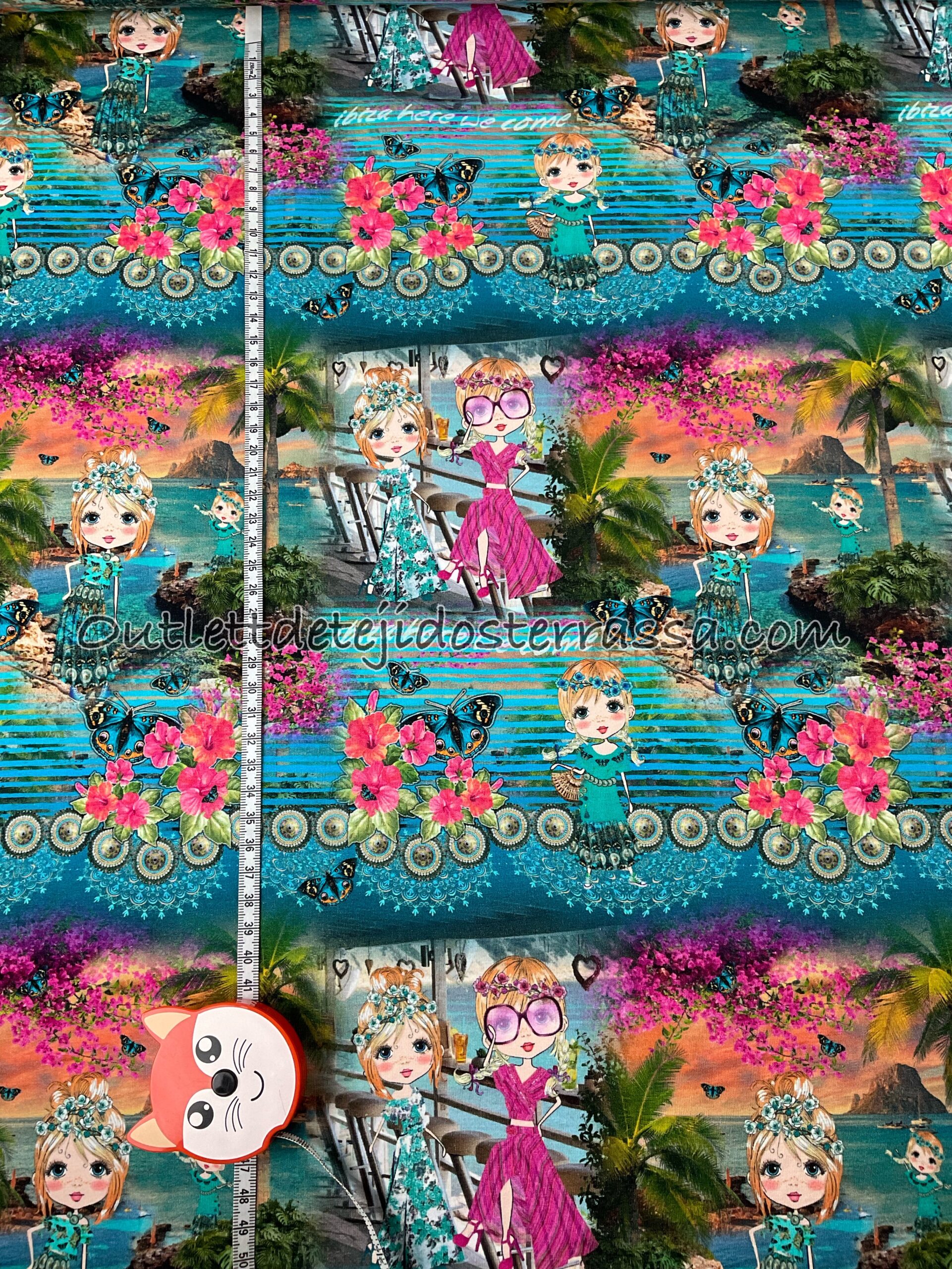 Punto camiseta “Chicas palmera”