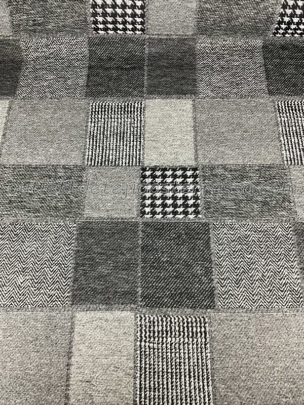 Paño Patchwork Negro - Gris