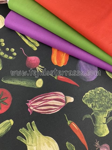 Canvas estampado Verduras