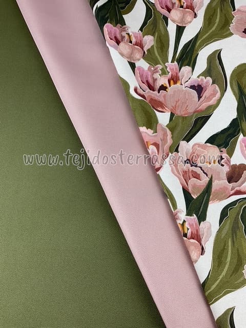 Canvas estampado Flores rosas