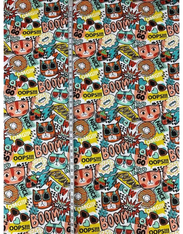 Algodón estampado Gatitos boom - Imagen 5