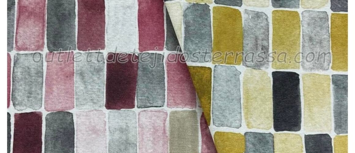 Loneta resinada estampada Mosaicos