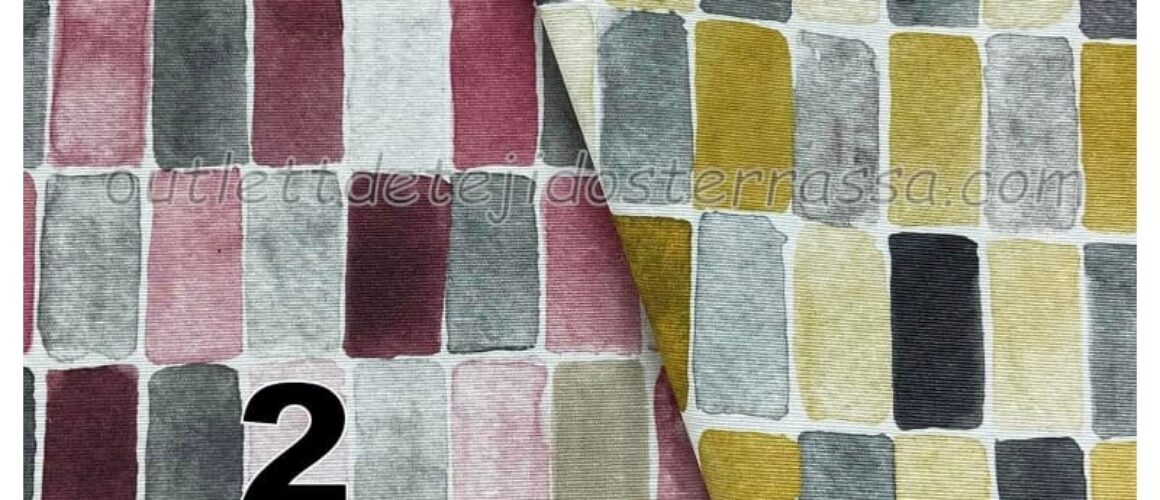 Loneta resinada estampada Mosaicos