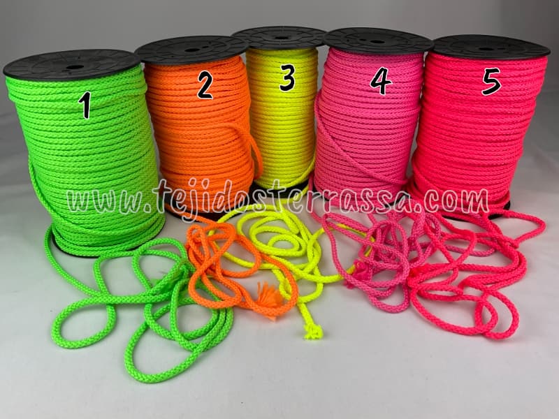 Cordón poliéster 4,5 mm Fluor