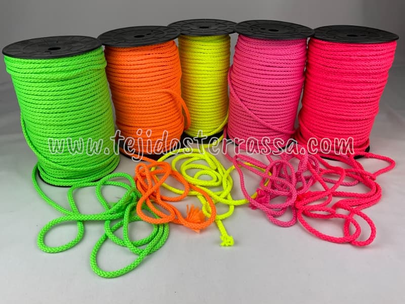 Cordón poliéster 4,5 mm Fluor