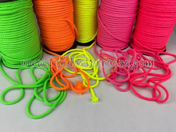 Cordón poliéster 4,5 mm Fluor - Imagen 3