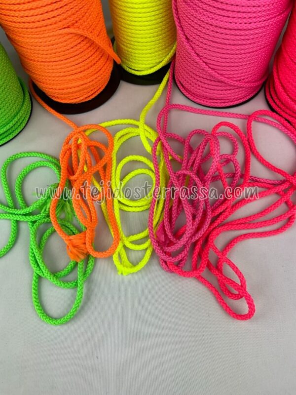 Cordón poliéster 4,5 mm Fluor - Imagen 4