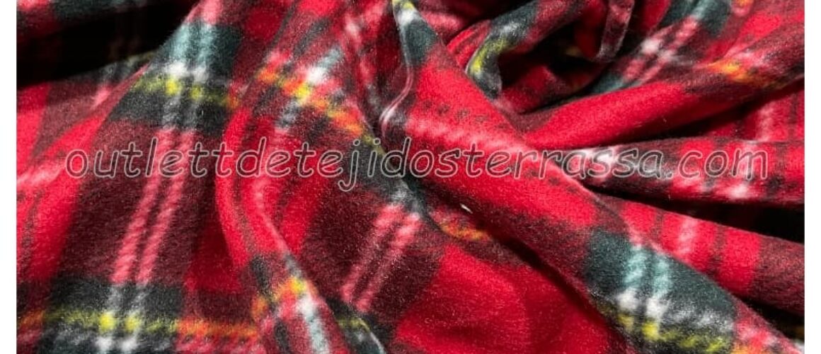 Polar estampado escocés rojo