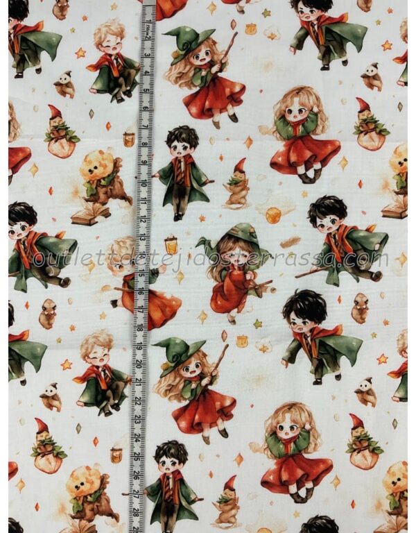 Algodón estampado Harry Potter 2 (D/321) - Imagen 4