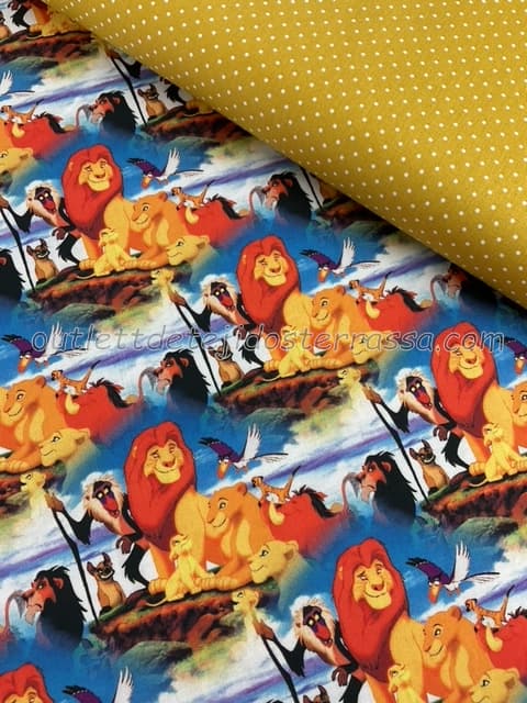 Algodón estampado Rey León 3 (D/324)
