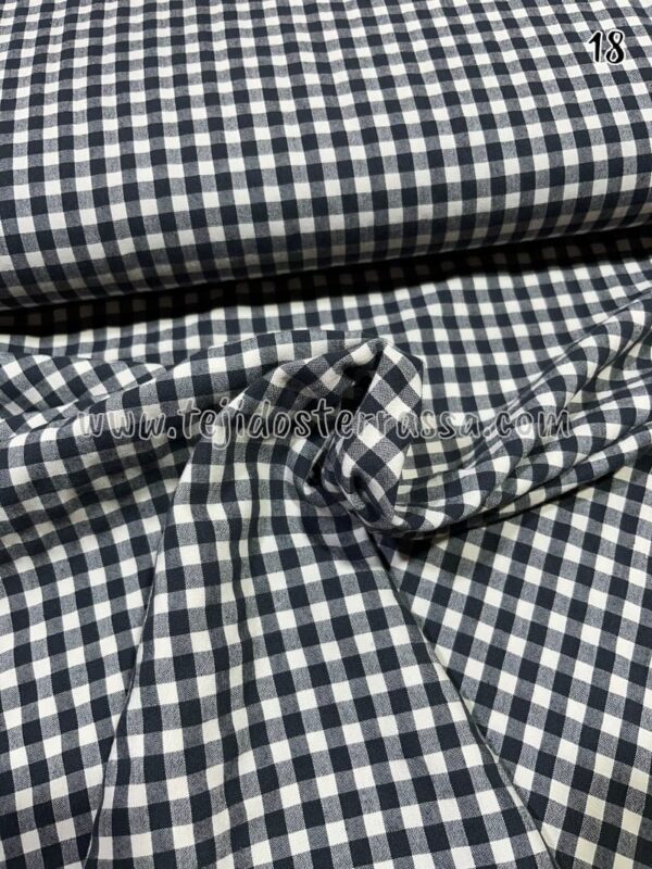 Vichy Seersuker Bicolor (0,3 y 0,7 cms) - Imagen 16