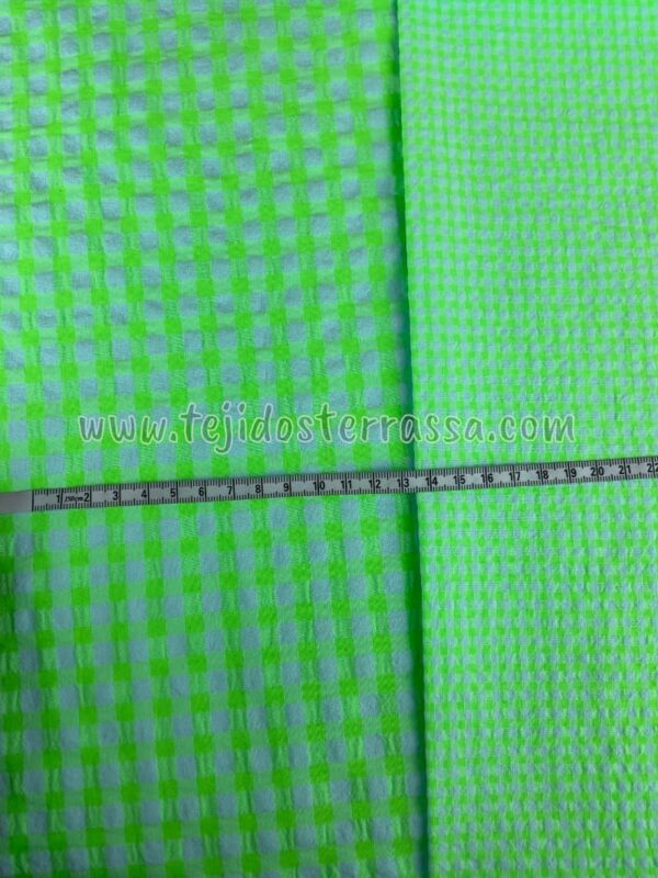Vichy Seersuker Fluor (0,3 y 0,7 cms) - Imagen 12