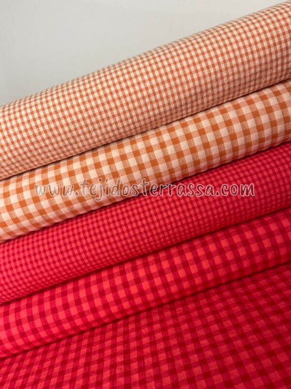 Vichy Seersuker Bicolor (0,3 y 0,7 cms) - Imagen 5