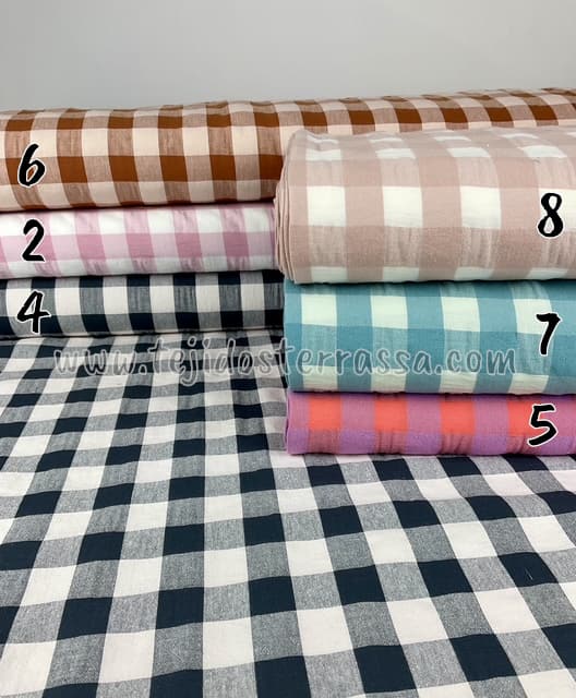 Vichy Seersuker Bicolor (2 cms)