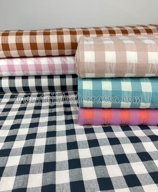Vichy Seersuker Bicolor (2 cms)