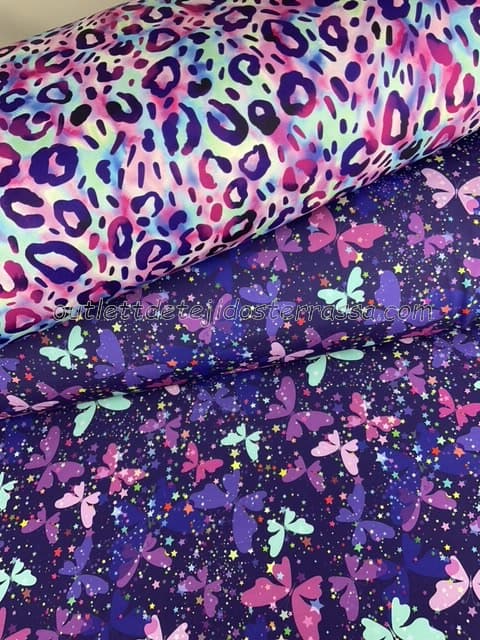 Softshell estampado Mariposas y Animal print