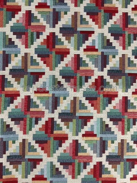 Gobelino Rombo patchwork Trozos