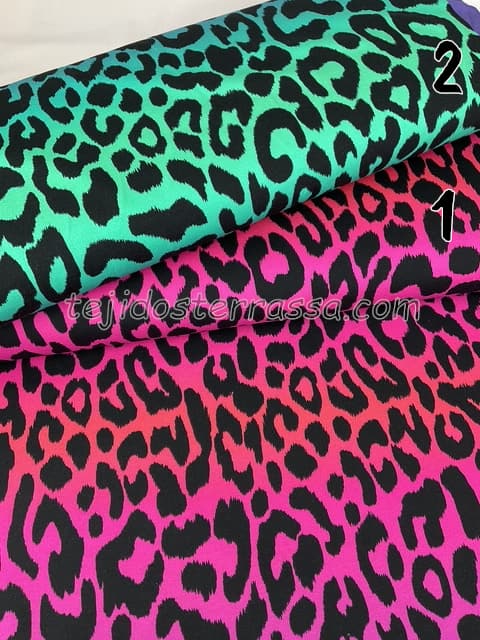 French Terry finito Animal Print