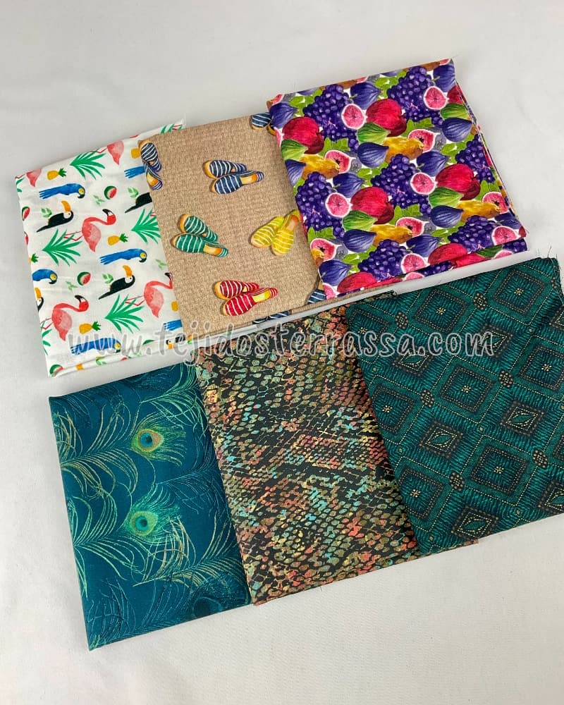 Retales Algodón Estampado 14