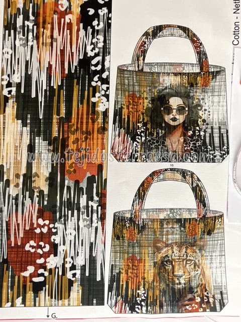 Panel Bolsas/Tottebags Tigre/Chica