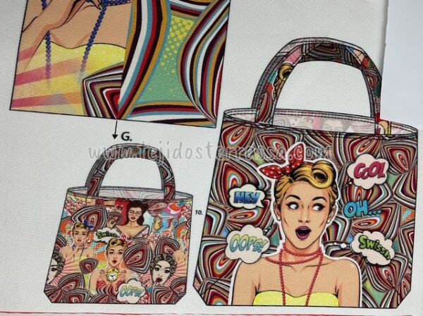 Panel Bolsas/Tottebags Chicas Pin-up