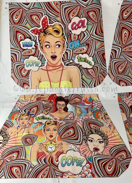 Panel Bolsas/Tottebags Chicas Pin-up