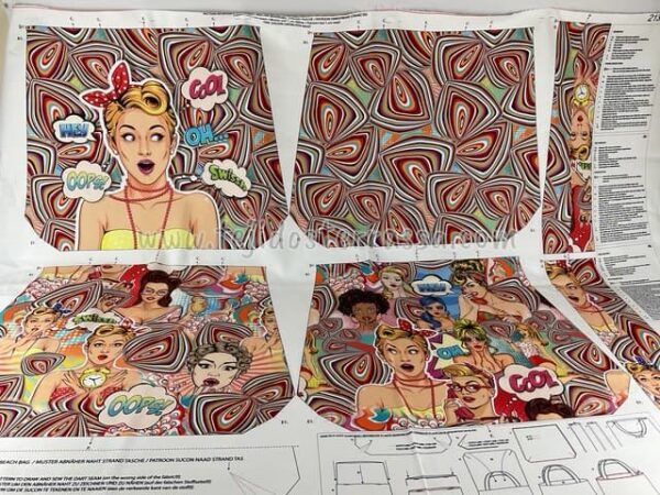 Panel Bolsas/Tottebags Chicas Pin-up - Imagen 4