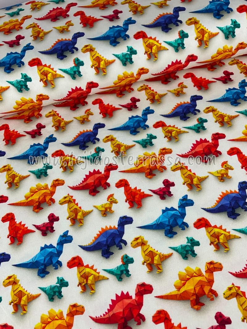 Punto Camiseta estamp. Dinosaurios 3D