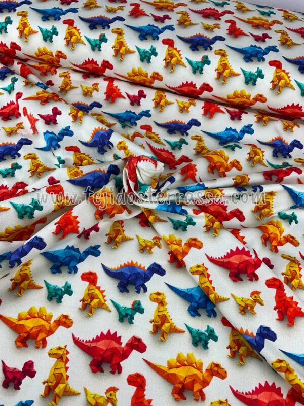 Punto Camiseta estamp. Dinosaurios 3D