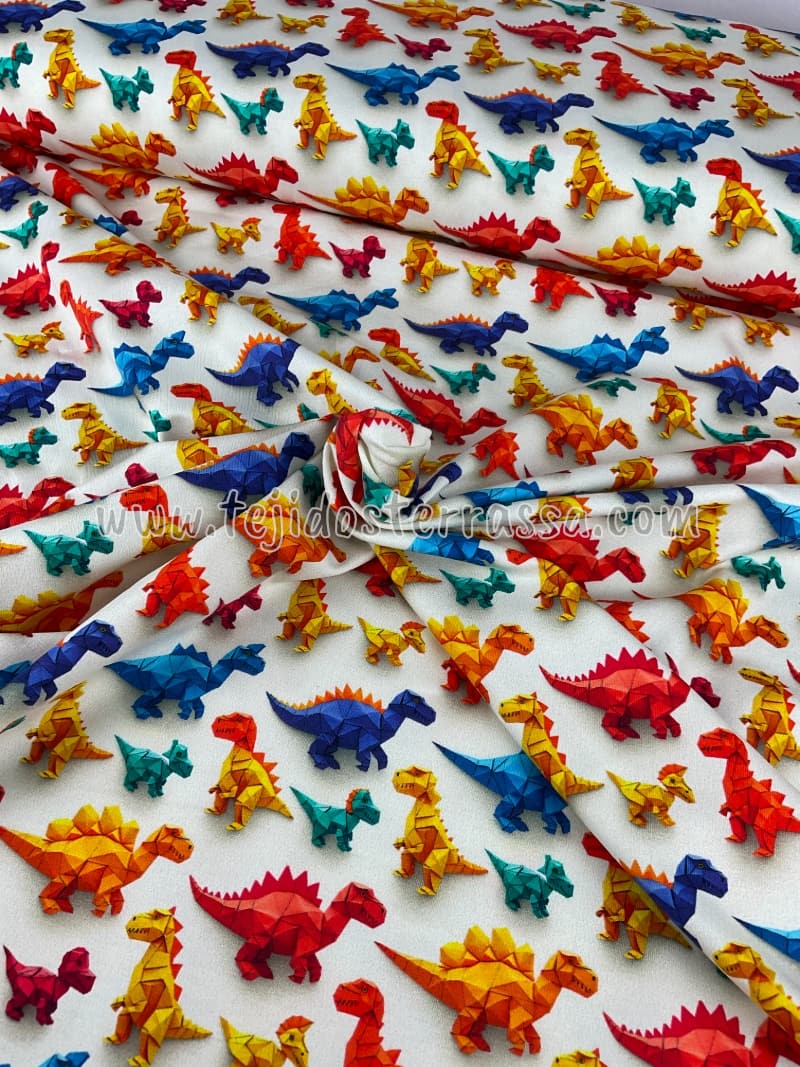 Punto Camiseta estamp. Dinosaurios 3D