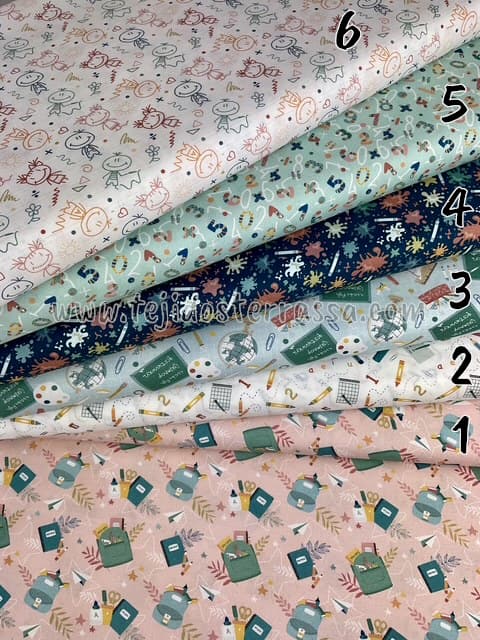 Algodón estampado Cole