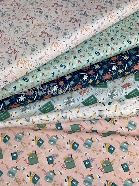 Algodón estampado Cole