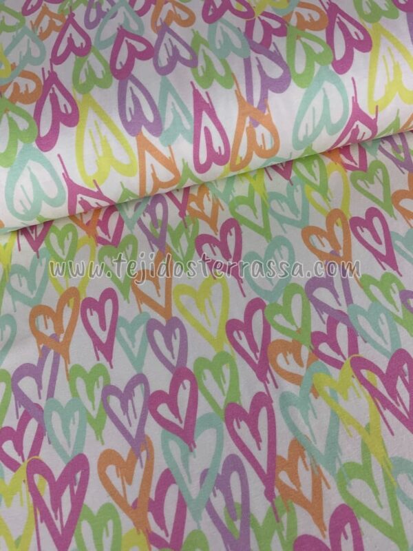 Punto Camiseta estamp. Corazones - Imagen 7