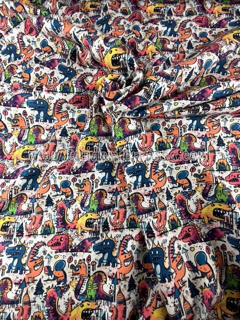 Punto camiseta estampado Dinosarios