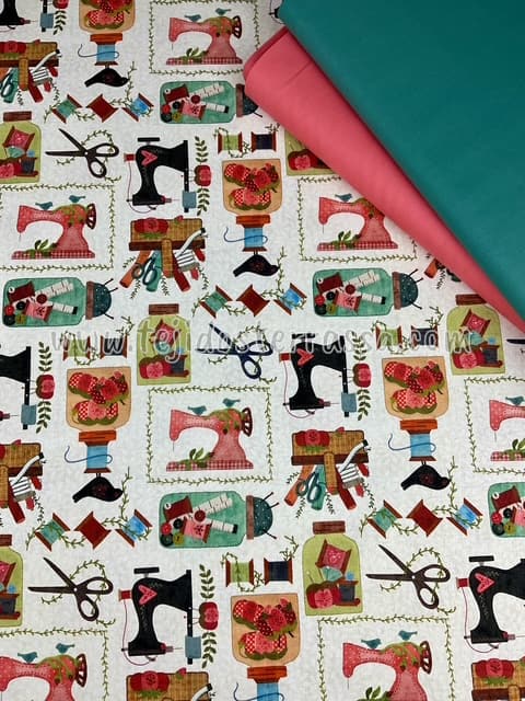 Canvas estampado Costura