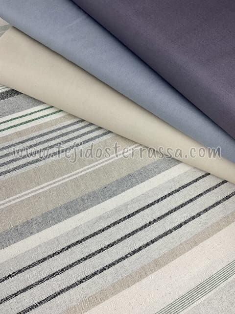 Cuya rayas natural/gris