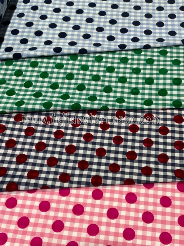 Vichy flocado (2 cms) - Imagen 3