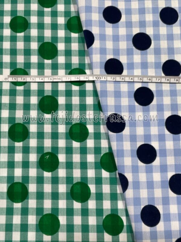 Vichy flocado (2 cms) - Imagen 6
