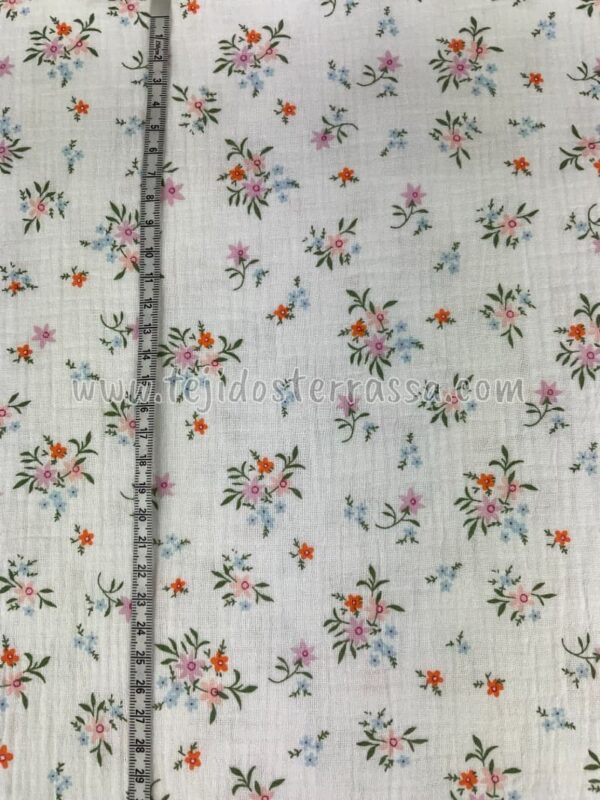 Muselina estampada Florecitas - Imagen 4
