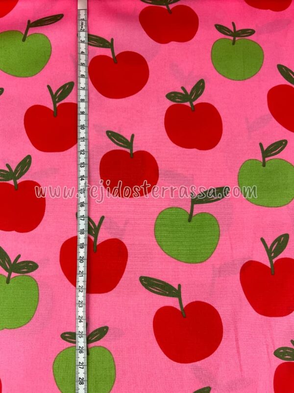 Algodón estampado (popelin) Cerezas y Manzanas - Imagen 16
