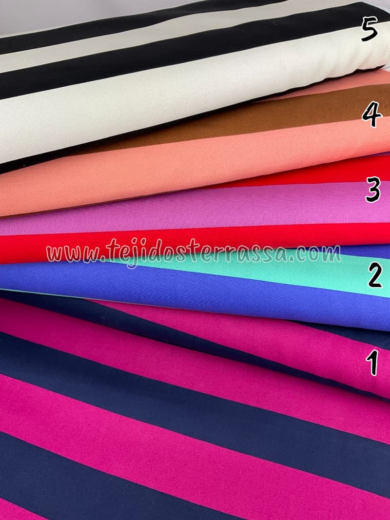 Canvas Rayas Bicolor (5 cms)