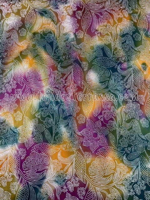 Viscosa estampada Batik