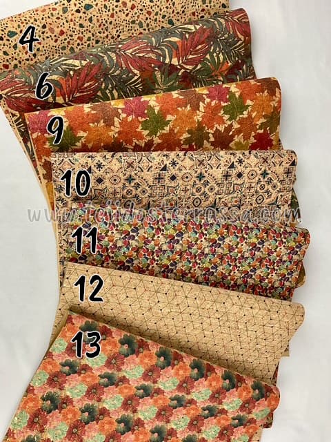 Corcho estampado en cortes