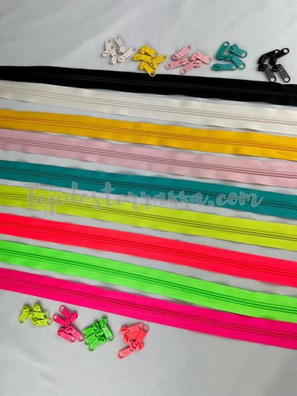 Cremallera continua nylon malla 5 mm. - Imagen 3