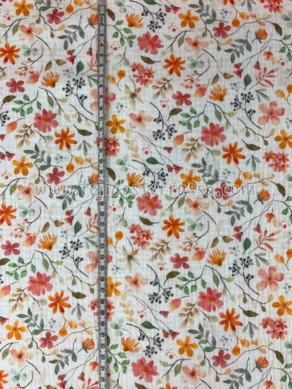 Muselina estampada Florecitas - Imagen 3