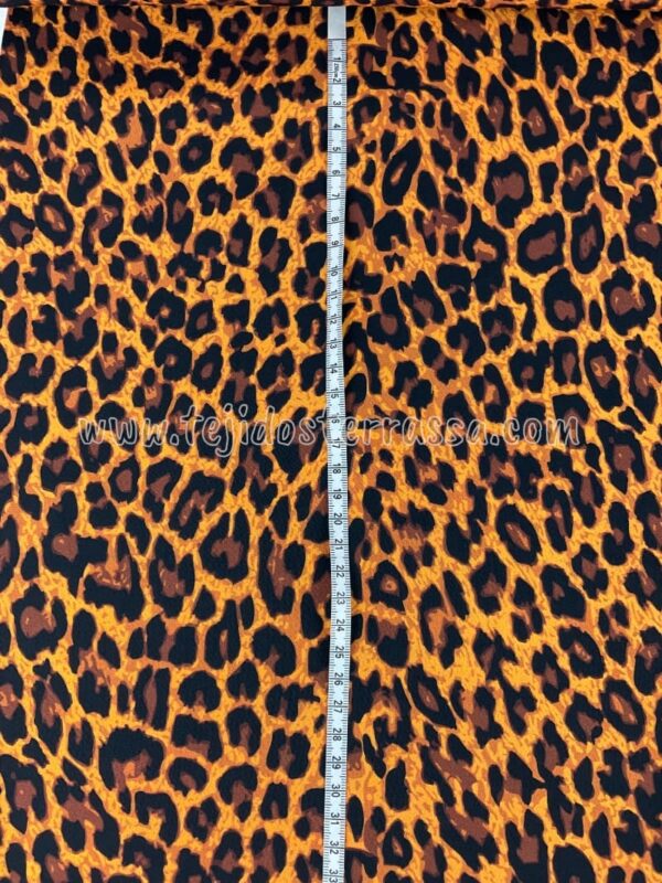 Viscosa estampada Animal Print - Imagen 3