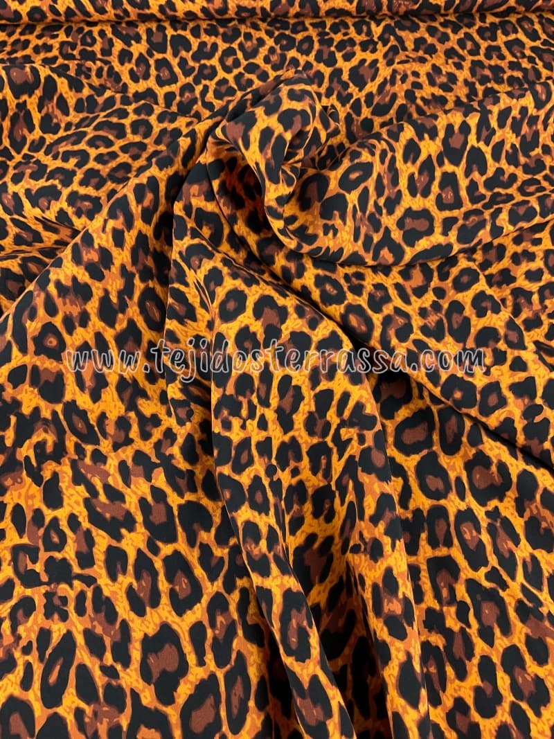 Viscosa estampada Animal Print