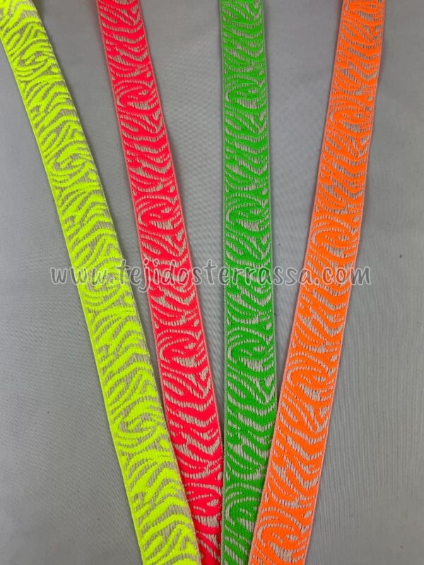 Cinta cebra fluor (3 cms) - Imagen 2